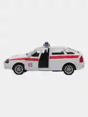 Прозрачный ваз-2110, Лада Приора, 12см/музыкальная/со светом/открываются передние двери/металлическая