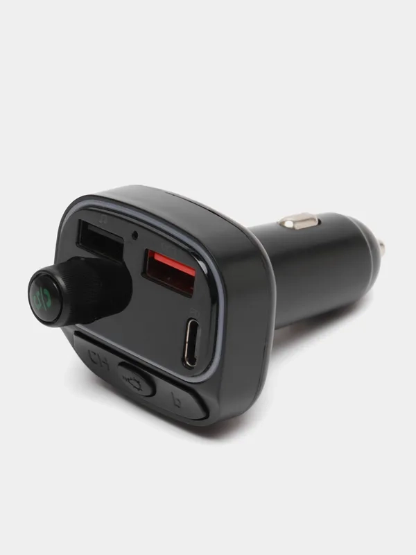FM-трансмиттер Car Mp3 player RGB Ambient C14/C15, с функцией быстрой зарядки