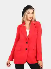 Красный пиджак женский