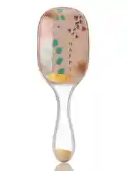Желтый расческа массажная с блестками