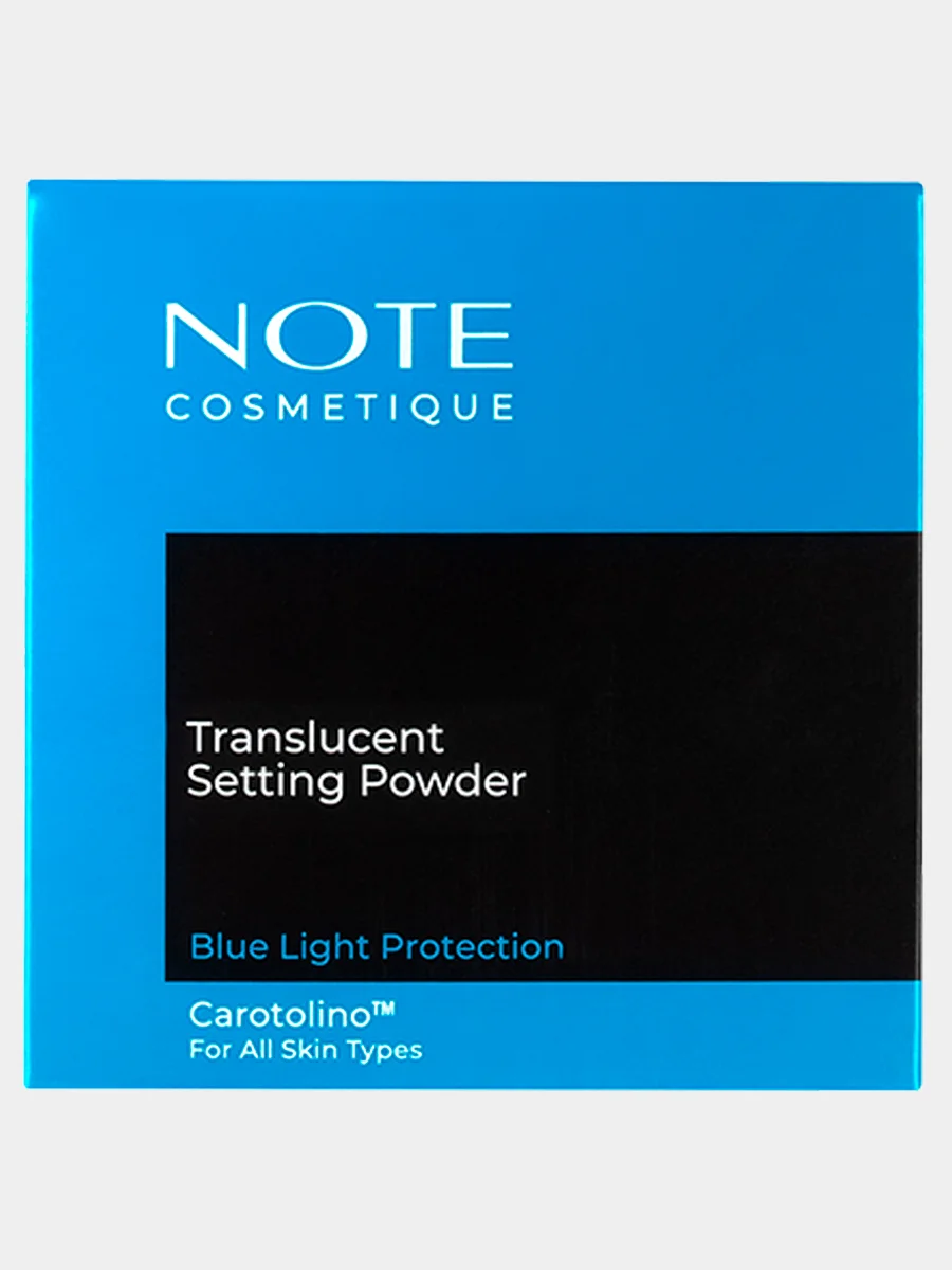 Прозрачный прозрачная пудра для фиксации NOTE Cosmetique translucent setting powder