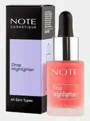 Розовый хайлайтер жидкий NOTE Cosmetique drop highlighter