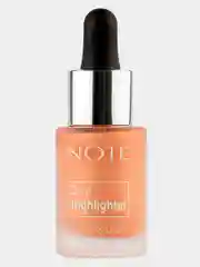 Золотой хайлайтер жидкий NOTE Cosmetique drop highlighter