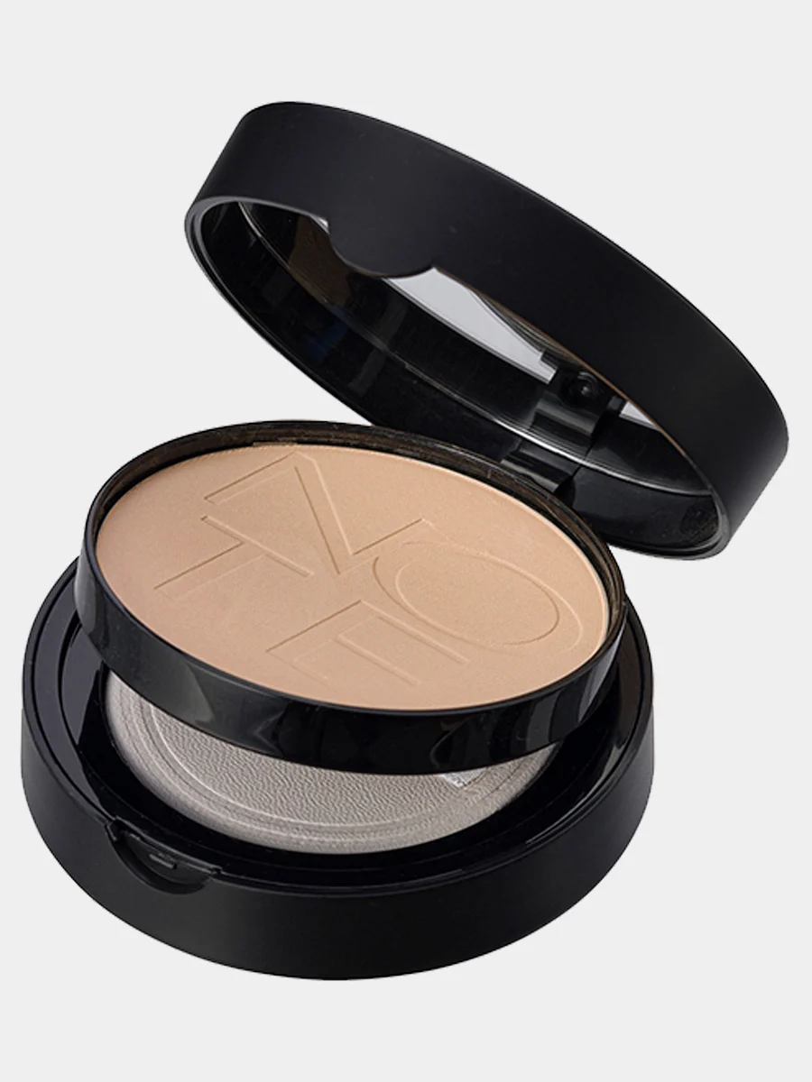 Светло-бежевый компактная пудра NOTE Cosmetique luminous silk compact powder с эффектом сияния
