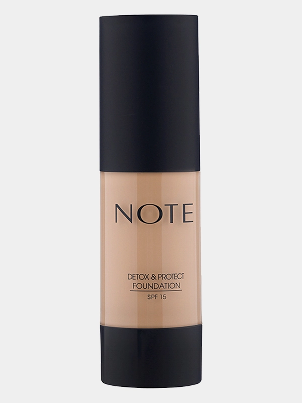 Тональная основа NOTE Cosmetique detox & protect foundation защитная с детокс-эффектом