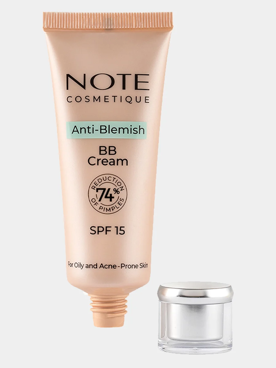 Бежевый вв крем для проблемной кожи NOTE Cosmetique BB cream anti-blemish