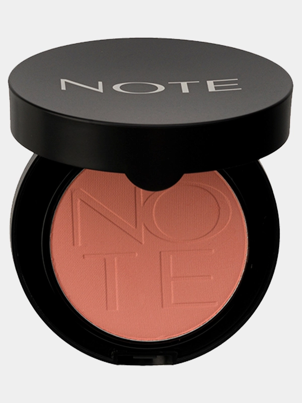 Румяна компактные NOTE Cosmetique luminous silk compact blusher с эффектом сияния