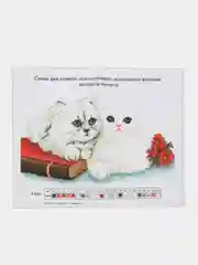 Серый набор для вышивания (вышивка) крестом, 50*40 см