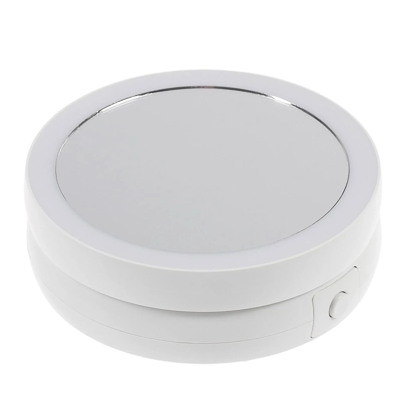 Зеркало Luazon KZ-09, подсветка, настольное, 30 х 16 х 16 см, увеличение х 10, USB, белое