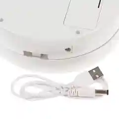 Зеркало Luazon KZ-09, подсветка, настольное, 30 х 16 х 16 см, увеличение х 10, USB, белое