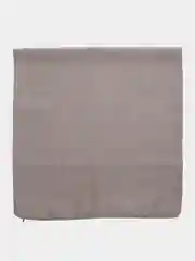Тёмно-серый чехол наволочка на декоративную подушку, на молнии, 35x35 см, канвас