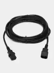 Черный кабель питания Filum FL-PC16-C13-C14-5M С13- C14, 3х1 мм