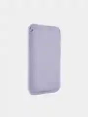 Лавандовый картхолдер MagSafe для iPhone, uBear Shell, чехол магнитный, для карт, кожаный