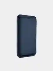 Темно-синий картхолдер MagSafe для iPhone, uBear Shell, чехол магнитный, для карт, кожаный