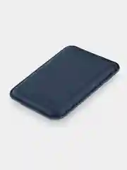 Темно-синий картхолдер MagSafe для iPhone, uBear Shell, чехол магнитный, для карт, кожаный