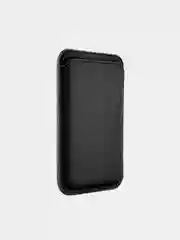 Черный картхолдер MagSafe для iPhone, uBear Shell, чехол магнитный, для карт, кожаный