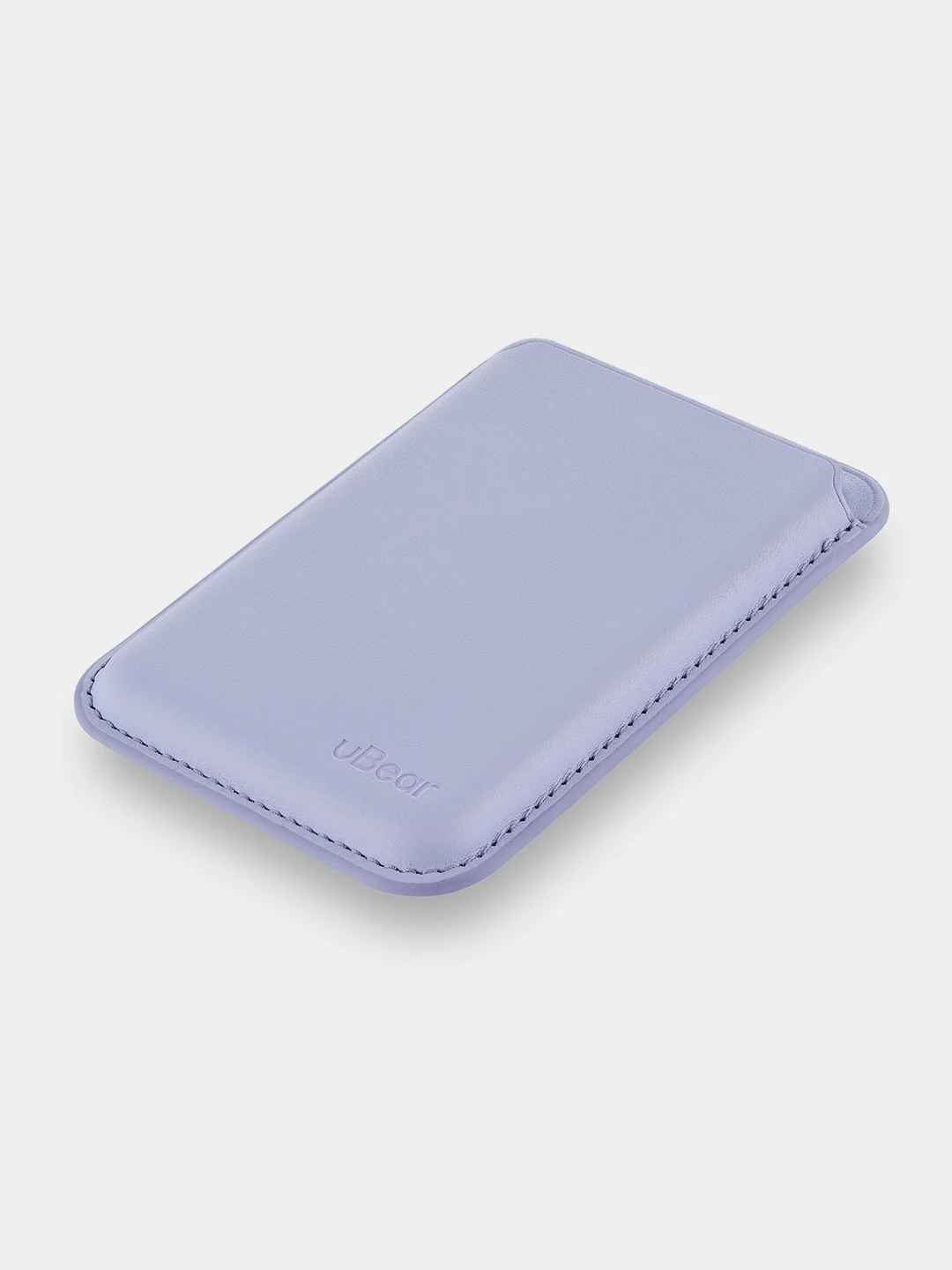 Лавандовый картхолдер MagSafe для iPhone, uBear Shell, чехол магнитный для карт