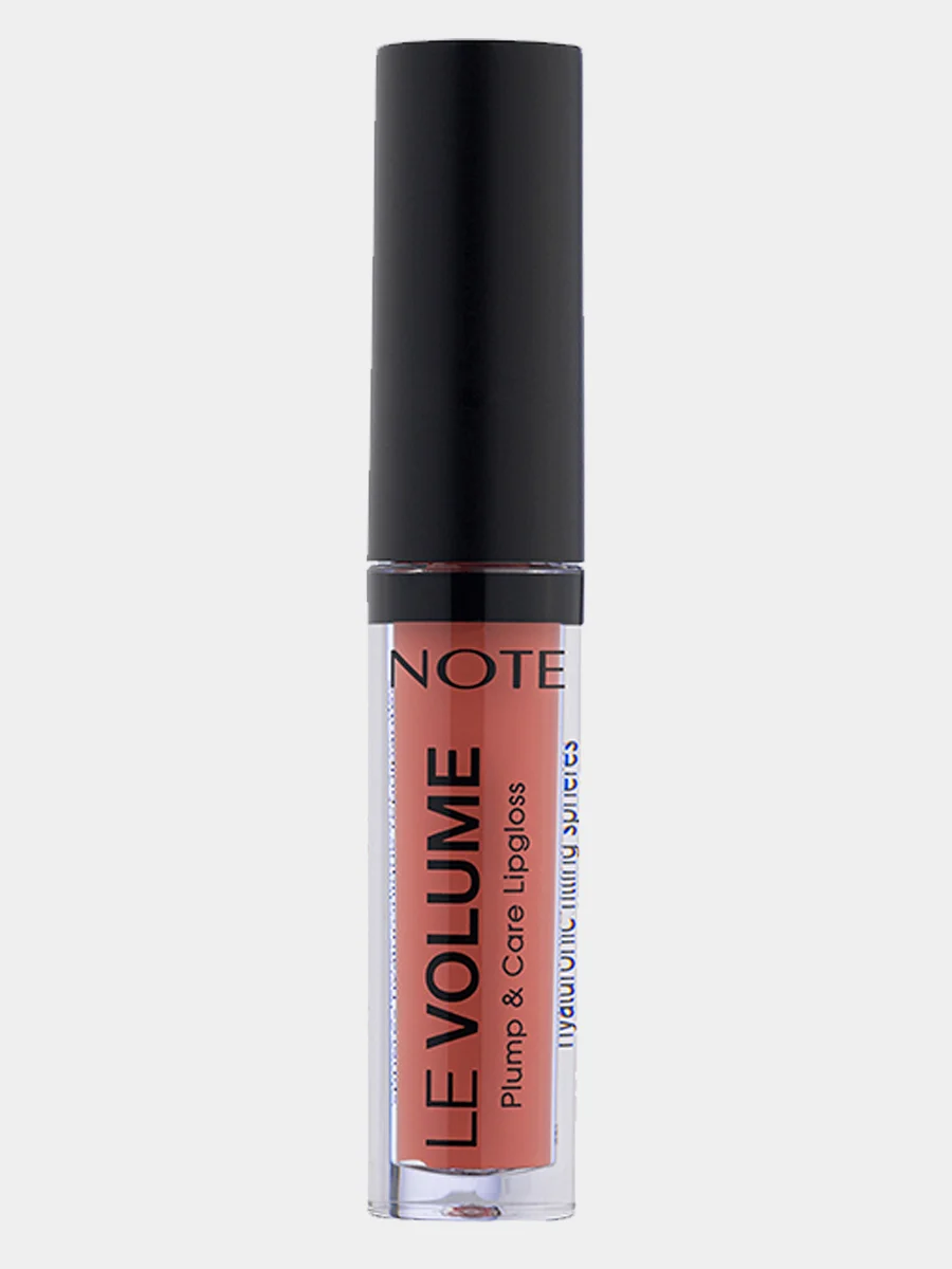 Коралловый блеск для увеличения объема губ NOTE Cosmetique le volume plum&care