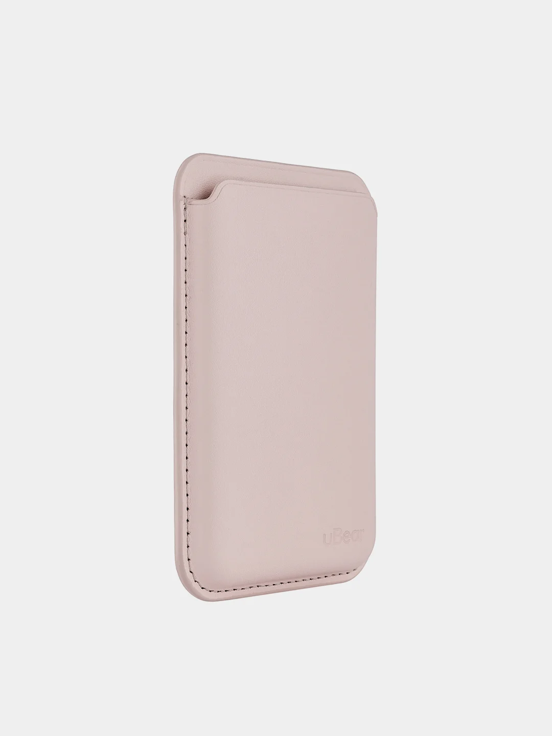 Розовый картхолдер MagSafe для iPhone, uBear Shell, чехол магнитный для карт