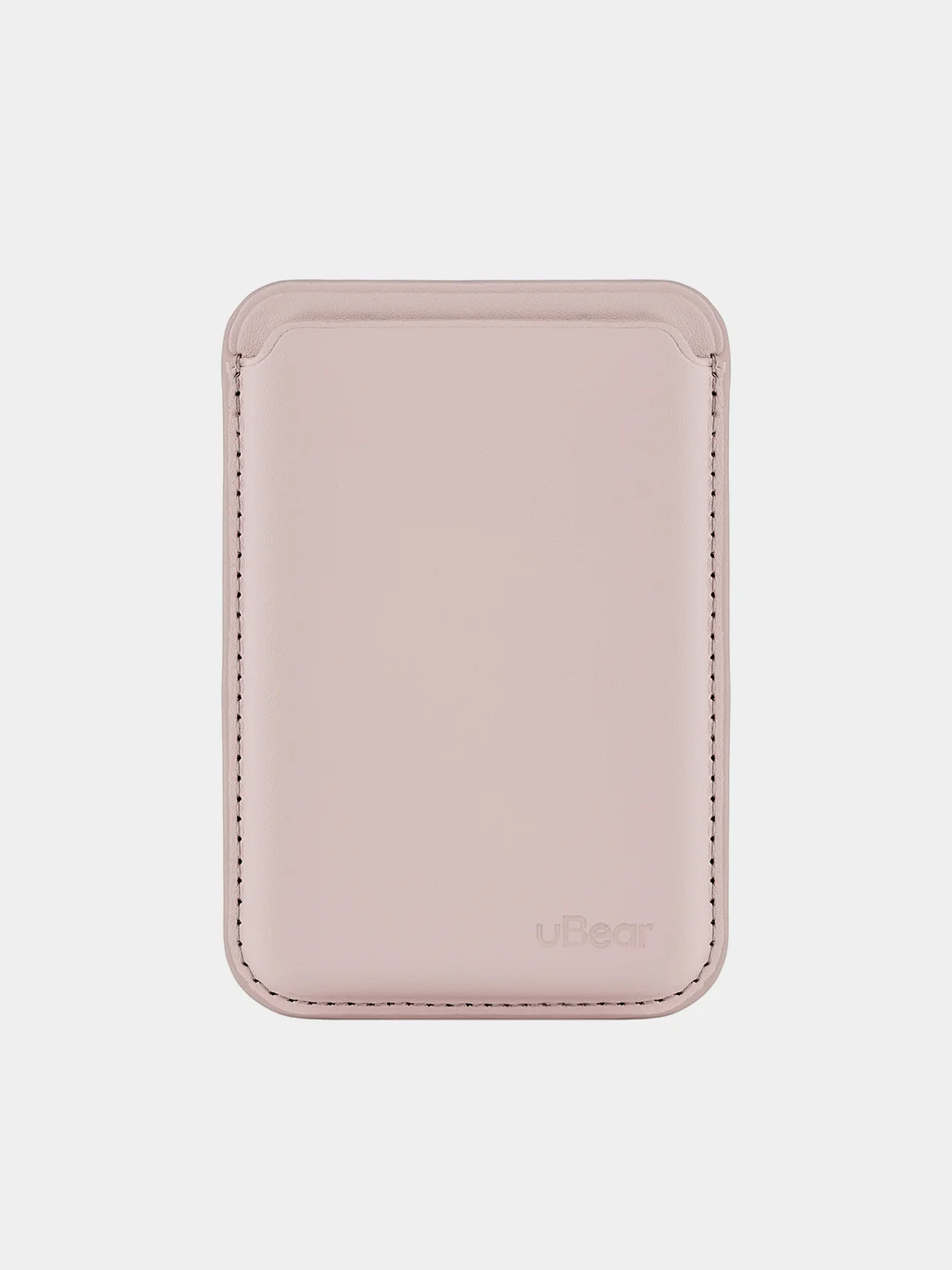 Розовый картхолдер MagSafe для iPhone, uBear Shell, чехол магнитный для карт