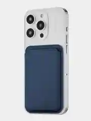 Темно-синий картхолдер MagSafe для iPhone, uBear Shell, чехол магнитный для карт