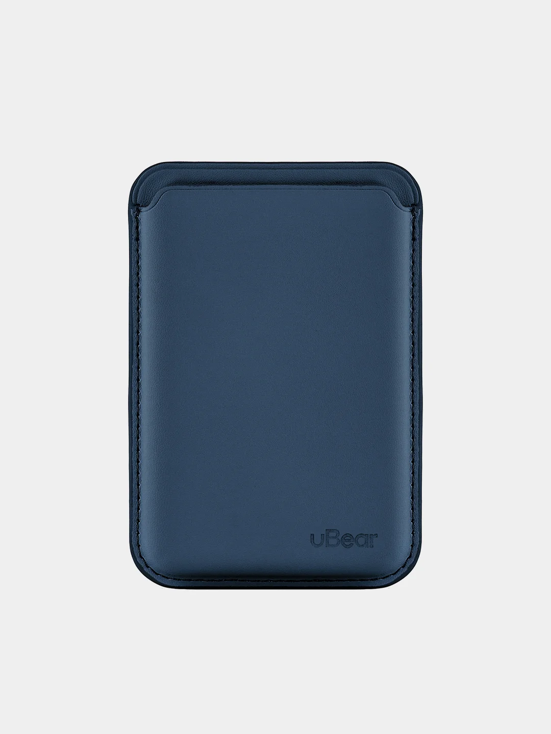 Темно-синий картхолдер MagSafe для iPhone, uBear Shell, чехол магнитный для карт