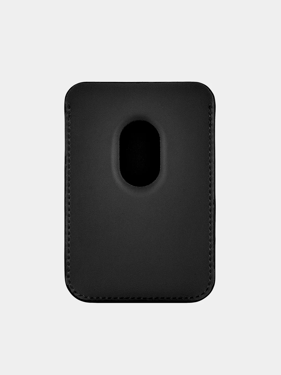 Черный картхолдер MagSafe для iPhone, uBear Shell, чехол магнитный для карт