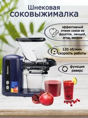 Соковыжималка Blackton Bt J2111, ФУНКЦИЯ РЕВЕРС, Система "Капля-стоп", ДЛЯ ЛЮБЫХ ПЛОДОВ