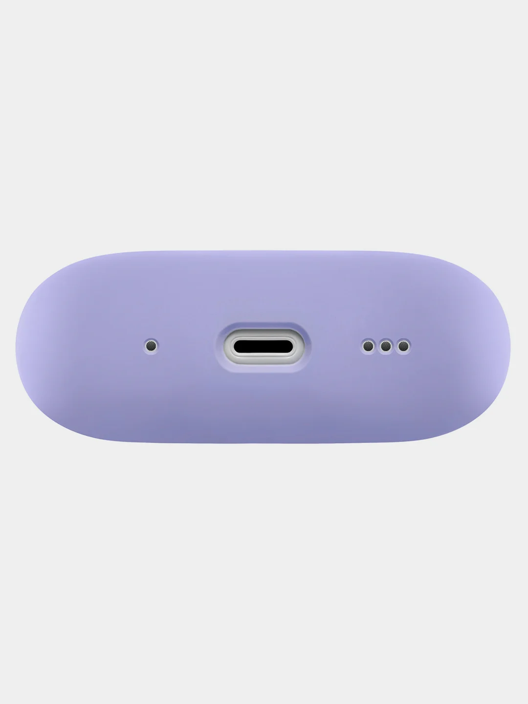 Лавандовый чехол для Airpods Pro / Pro 2, soft touch силикон, 1.5 мм