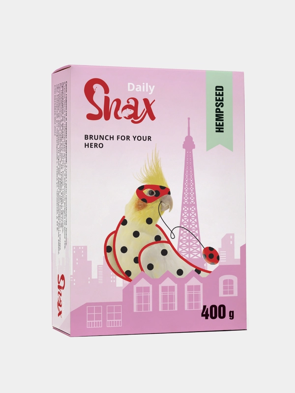 Корм Snax Daily для средних попугаев, 400 г