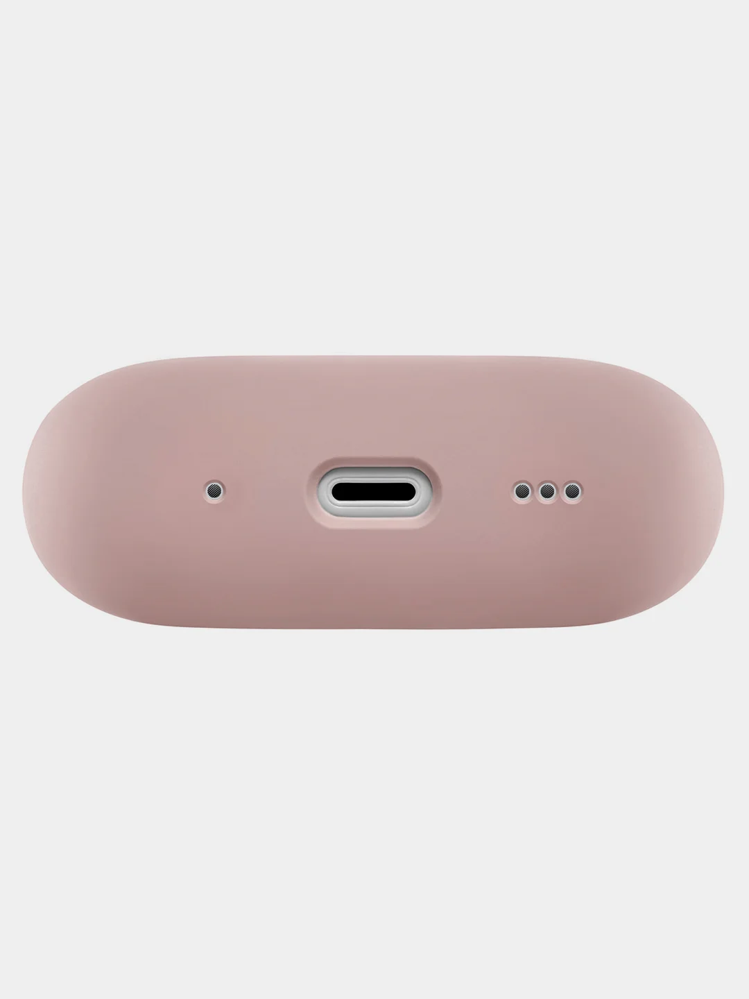 Розовый чехол для Airpods Pro / Pro 2, soft touch силикон, 1.5 мм