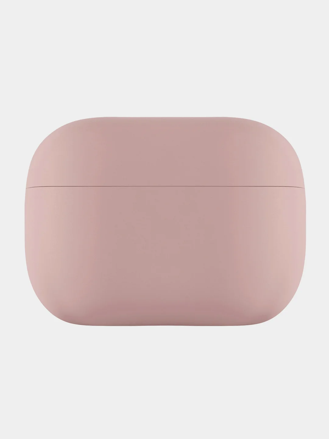 Розовый чехол для Airpods Pro / Pro 2, soft touch силикон, 1.5 мм