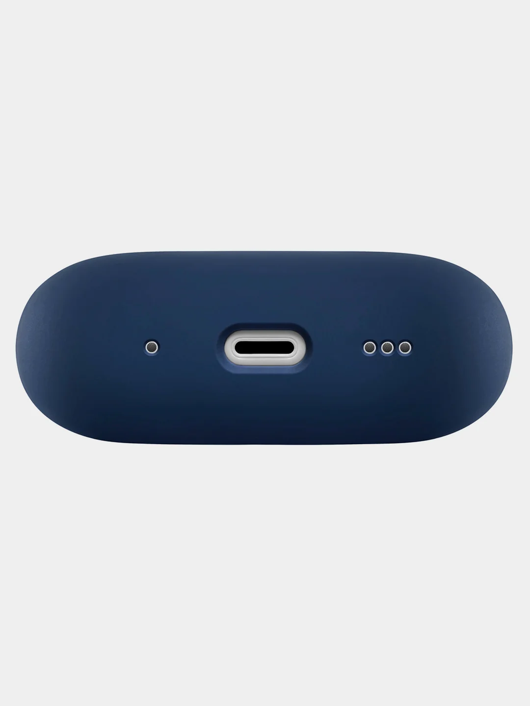 Темно-синий чехол для Airpods Pro / Pro 2, soft touch силикон, 1.5 мм