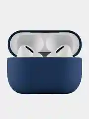 Темно-синий чехол для Airpods Pro / Pro 2, soft touch силикон, 1.5 мм