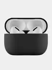 Черный чехол для Airpods Pro / Pro 2, soft touch силикон, 1.5 мм