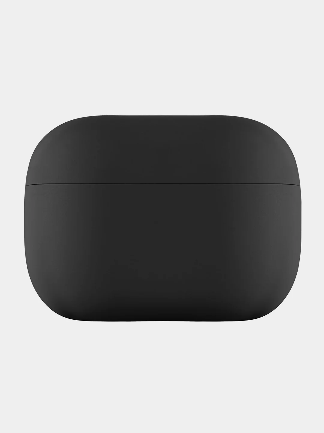 Черный чехол для Airpods Pro / Pro 2, soft touch силикон, 1.5 мм