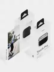 Черный чехол для Airpods Pro / Pro 2, soft touch силикон, 1.5 мм