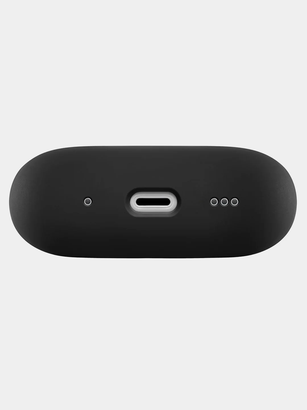Черный чехол для Airpods Pro / Pro 2, soft touch силикон, 1.5 мм