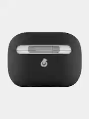 Черный чехол для Airpods Pro / Pro 2, soft touch силикон, 1.5 мм