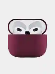 Бордовый чехол uBear для Airpods 3, Touch Pro, 1,5 мм, усиленный
