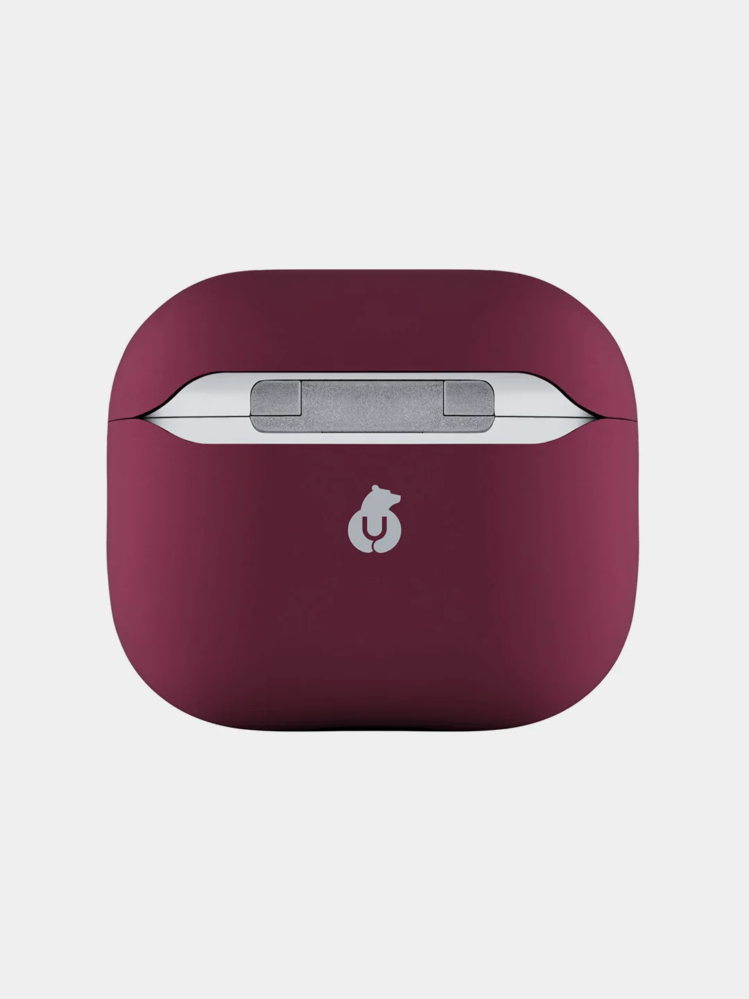 Бордовый чехол uBear для Airpods 3, Touch Pro, 1,5 мм, усиленный