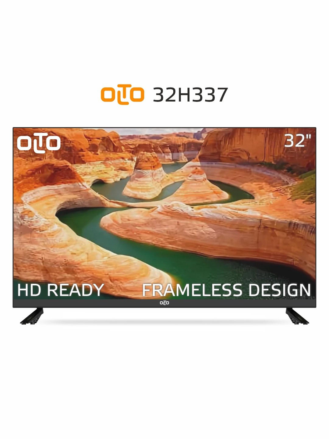 Телевизор HD OLTO 32H337, диагональ экрана frameless 32