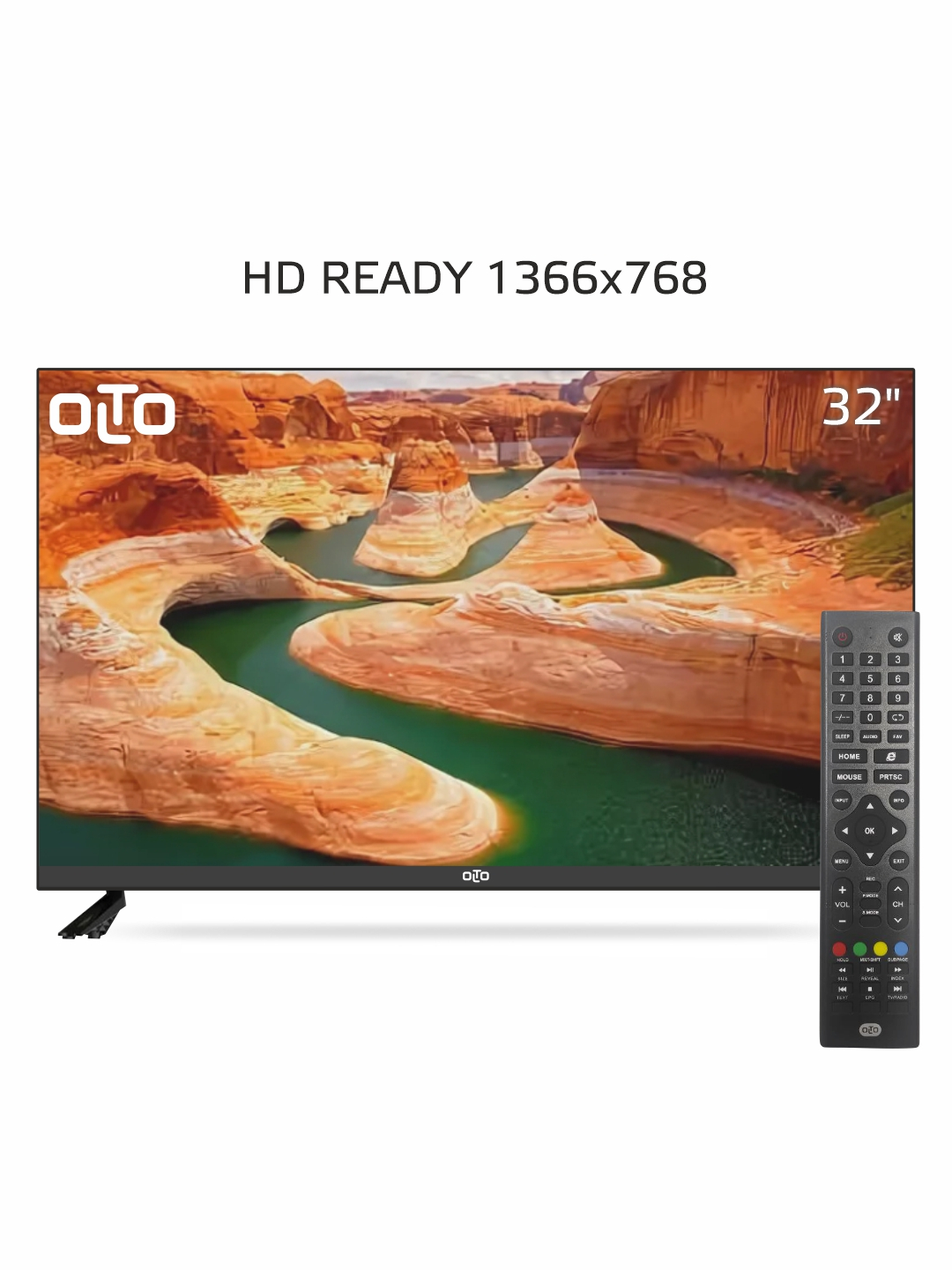 Телевизор HD OLTO 32H337, диагональ экрана frameless 32