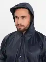Черный дождевик черный