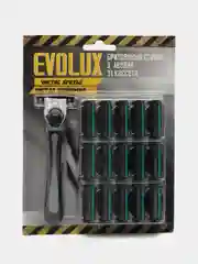 Бритвенный станок Evolux 3 лезвия, бритва мужская, 31 сменная кассета