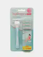 Бритва женская, Бритвенный станок TopBeauty Paris SLIM + 19 сменных кассет
