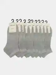 Носки серые короткие, женские, мужские, размер 36-41, 41-47