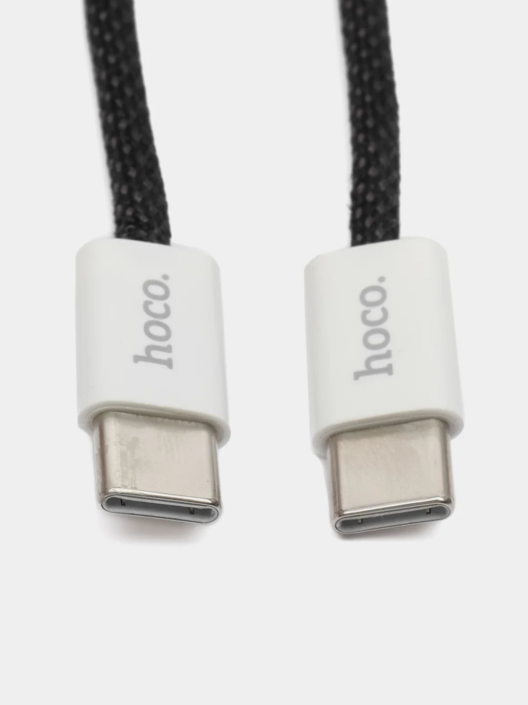 Черный кабель Type-C на Type-C HOCO X104 1м 60W