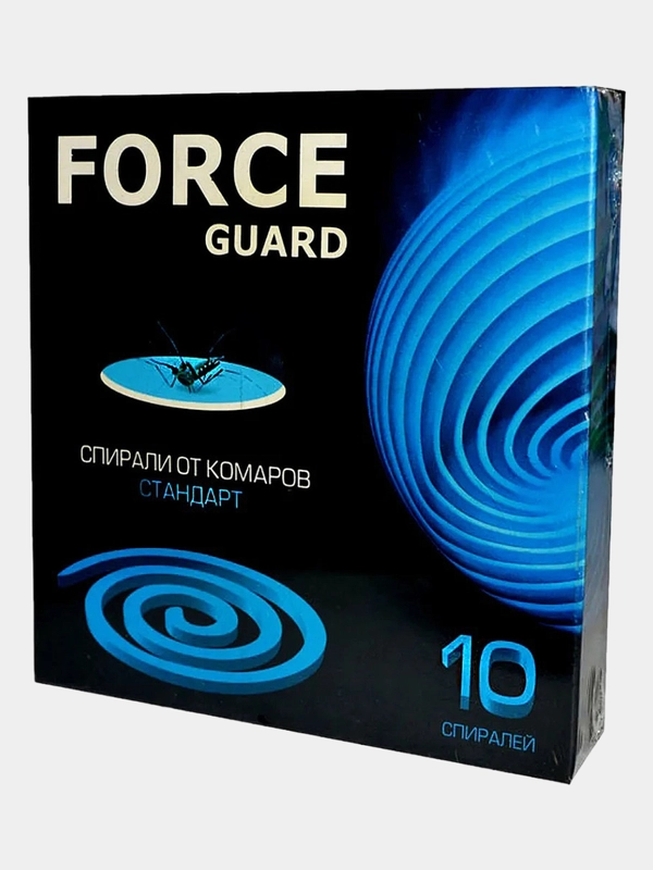 Спирали от комаров FORCE guard "Стандарт" синие