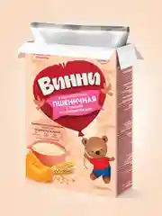 Каша детская Винни молочная пшеничная с тыквой с пребиотиками, с 5 месяцев, 200 г